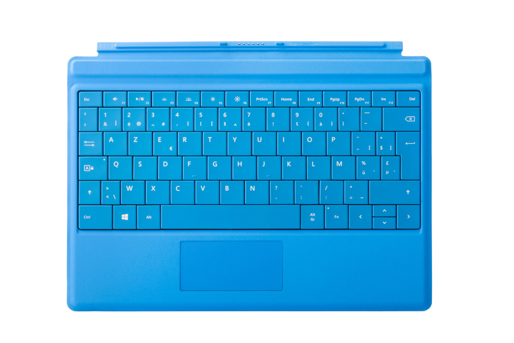Tastatur Surface Type Cover 3 Cyan Grade A (französisch)